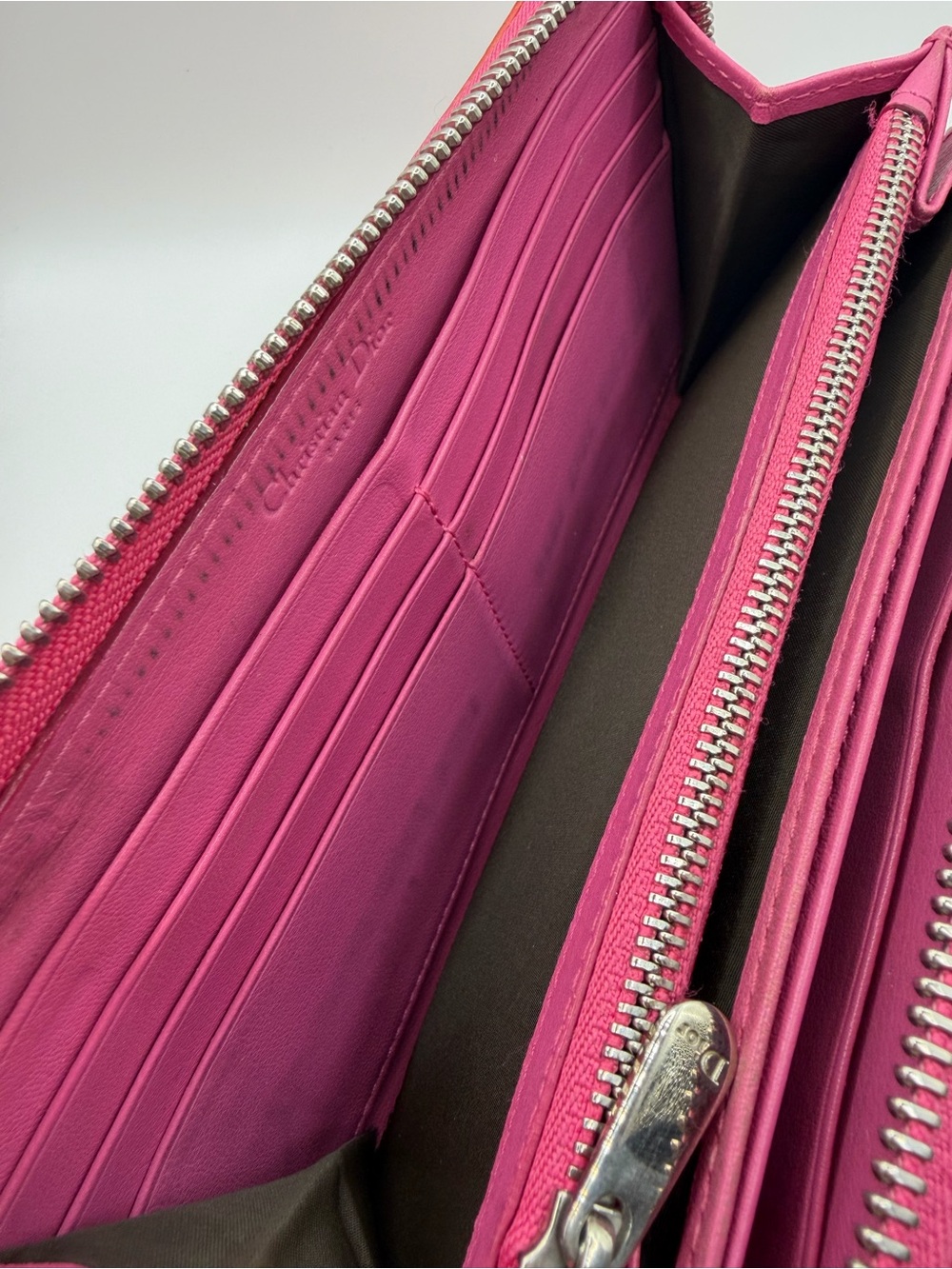Christian Dior Diorissimo Patent Leather Zippy Wallet - Picture 8 of 11